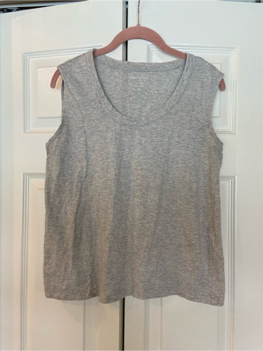 Banana Republic Gray Malibu Tee Tank Top